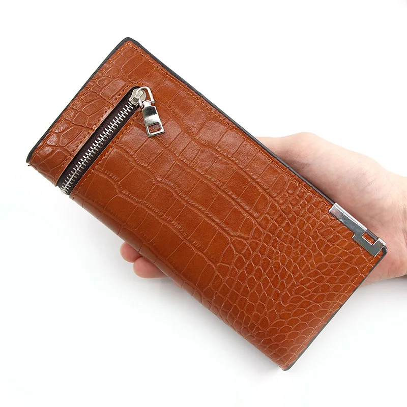 

WA9007 Fashion guangzhou custom lady crocodile skin wallet fashion long wallet for women ladies wallet leather, Various colors available