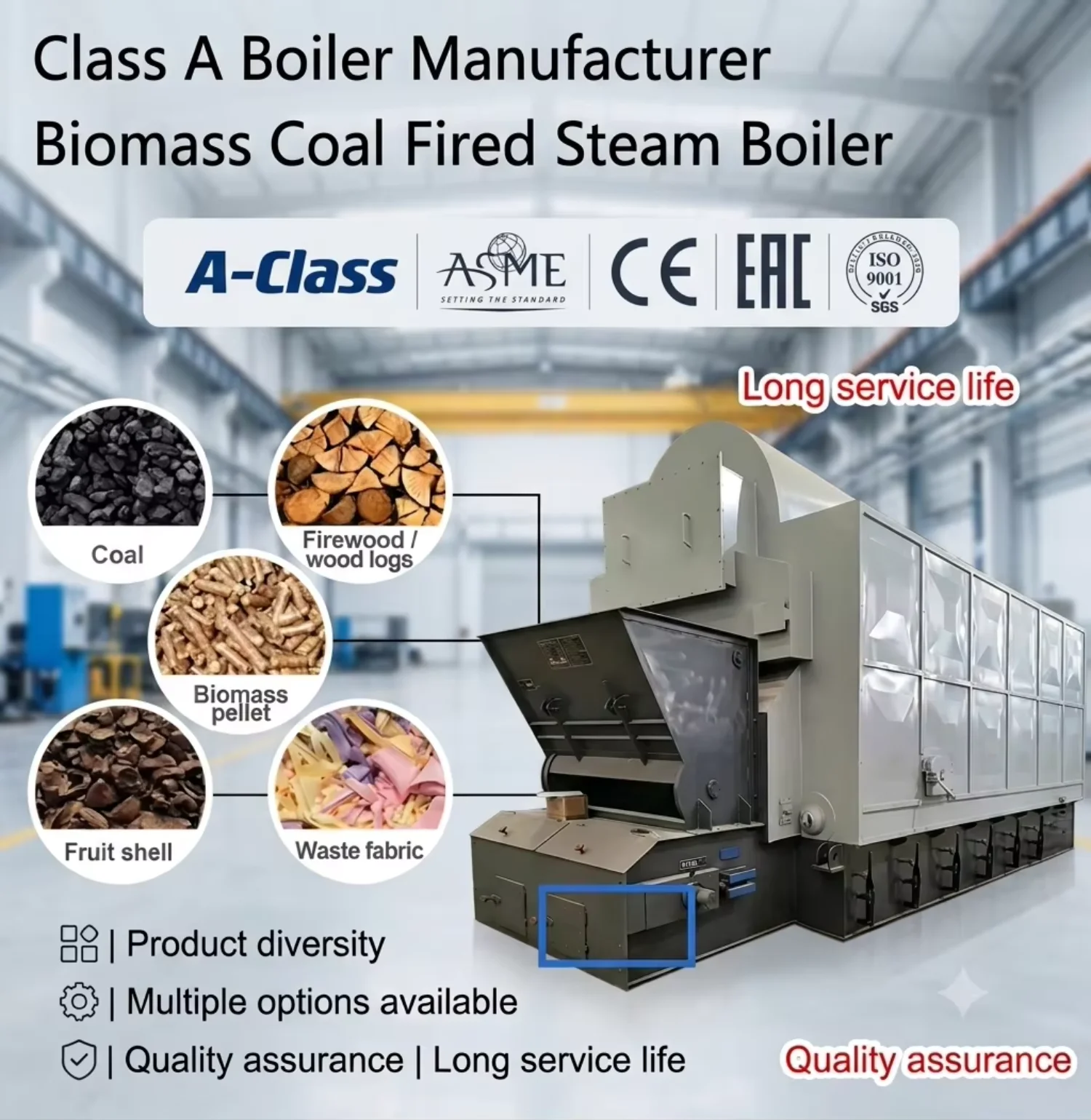 Steam Boiler, 1000kg/h, 2000kg/h - detail 4