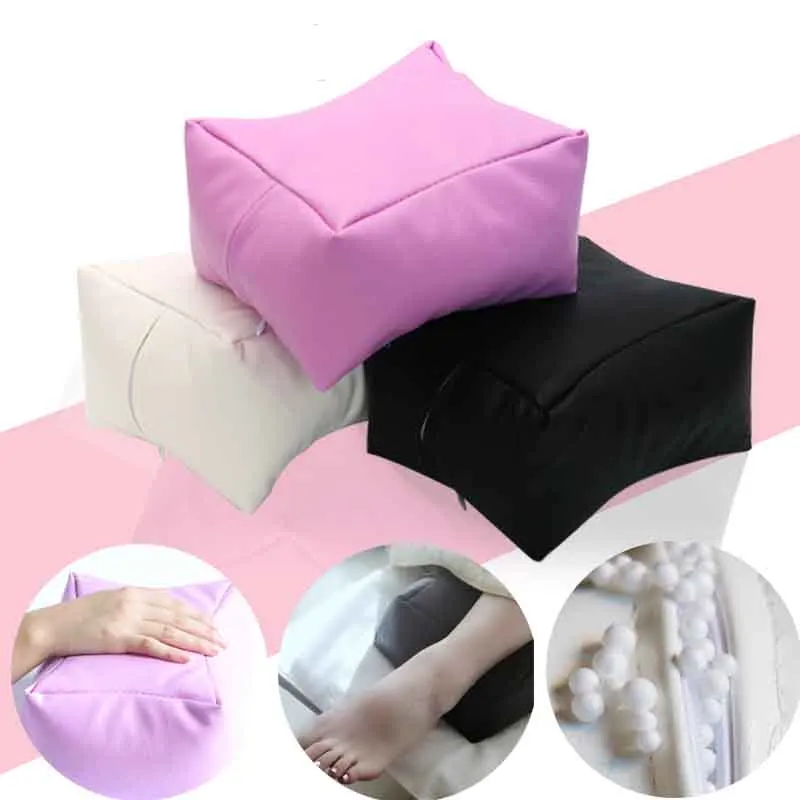 

Professional Nail Art Table Hand Pillow Faux Table Hand & Foot Pillow Salon Manicure Armrest Cushion Palm Nail Care Pillow