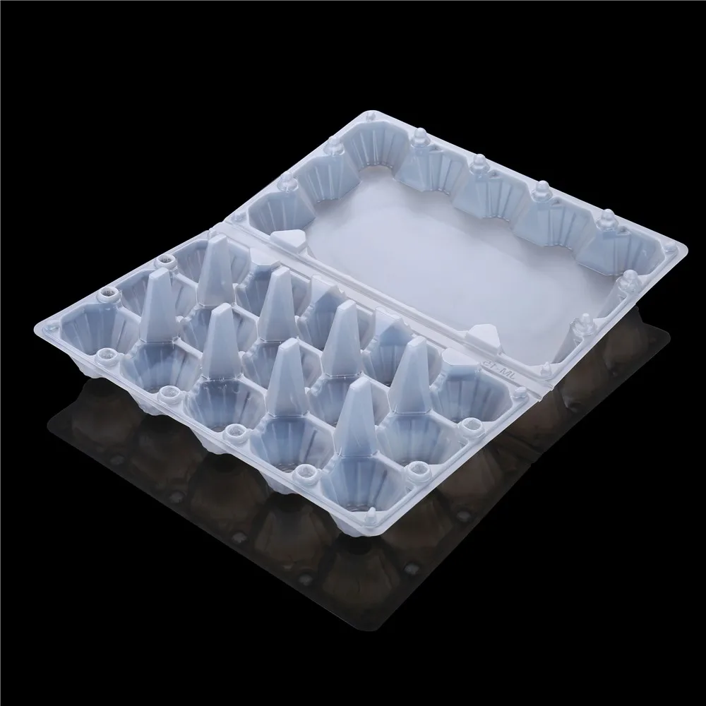 
1,2,3,4,6,8,9,10,12,15,18,20,24,30 PET disposable transparent plastic egg tray supplier 