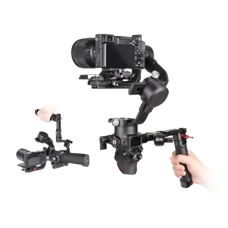 

Ulanzi UURig R083 Dual-Hand-Held SLR Camera Shooting Sliding Folding Handheld Stabilizer for DJI RSC2