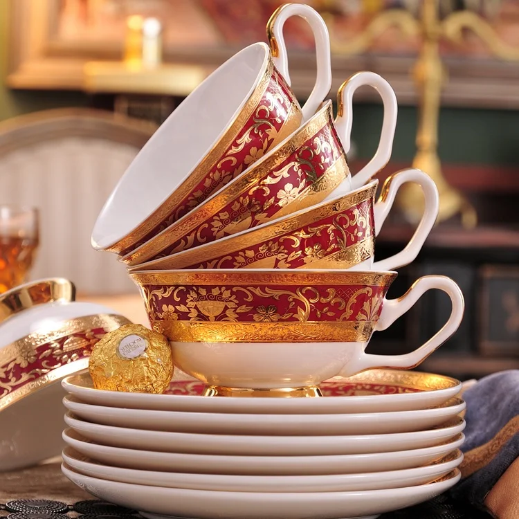 bone china tea cup and saucer