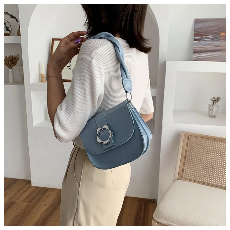 

New Summer Small Bag Women's Fashion Saddle Bag Ins Double-layer Edion Bag