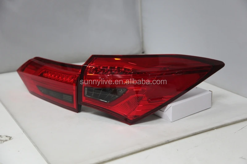 LED rear light For TOYOTA Corolla LED Altis 2014-2015 Year  Rear Lamps red color YZV2