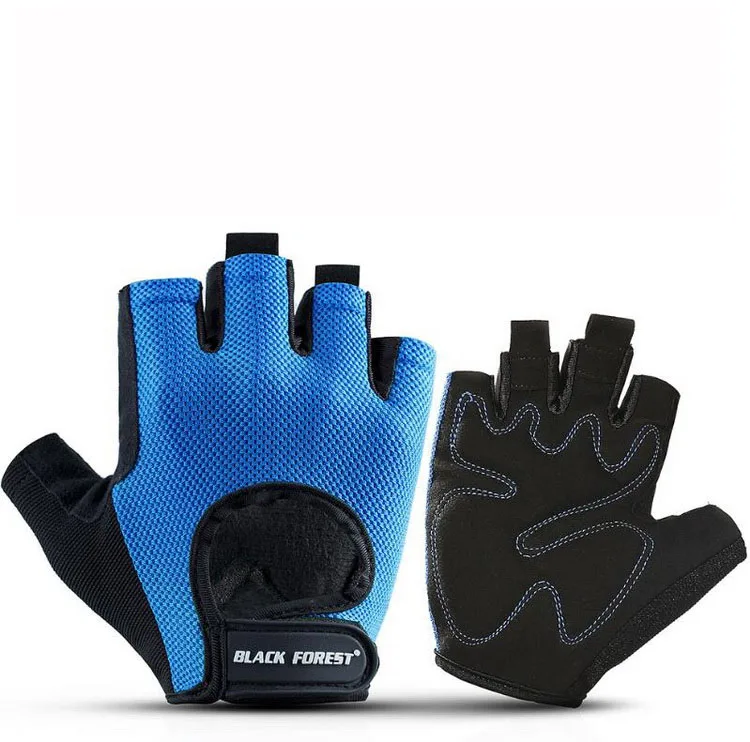 

Huanwei Hot Sales Men Exercise Gloves Gym Sports Half Finger Riding Gloves
