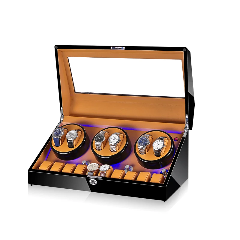 

Time partner manufacturer supply watch winder boxes 6+10, Customizable