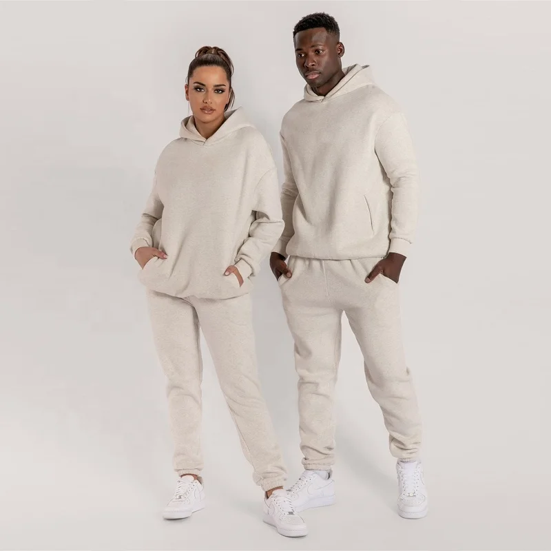 

Fall Sweatsuit Unisex Sets Wholesale Custom Logo Men Hoodie Sweat Suits 2 Pieces 2021 Unisex Women Jogging Tracksuits Suits Set, As your requirement