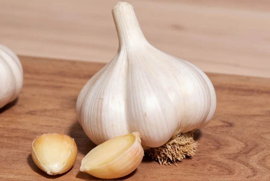 Detailansicht verschiedener Knoblauchsorten mit Darstellung der unterschiedlichen Zehenanzahl