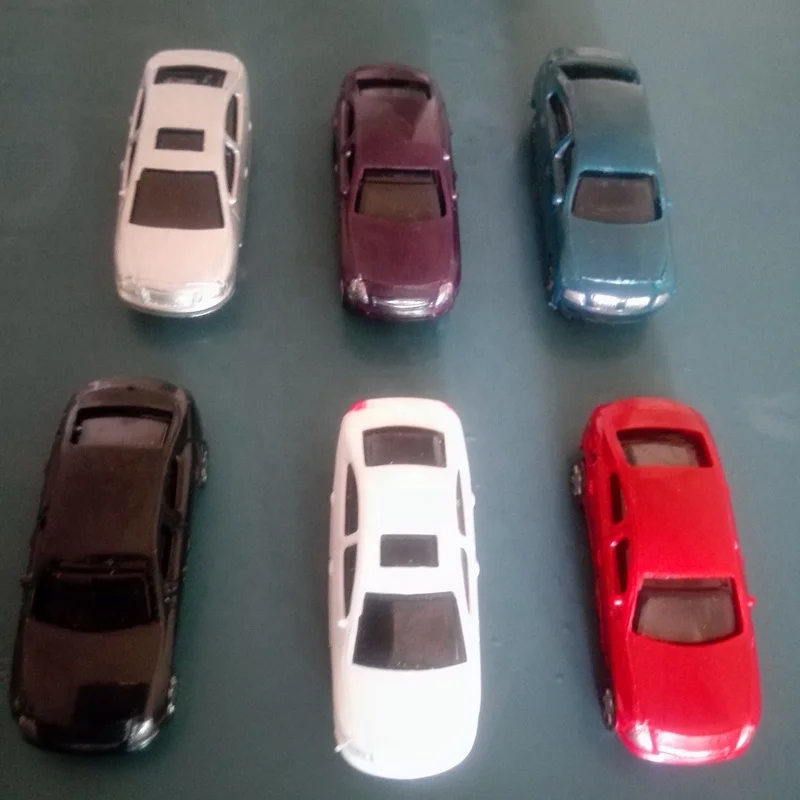 30x 1:150 Bemalten Modellautos Modellauto Automodell Fertigmodell aus Kunststoff 