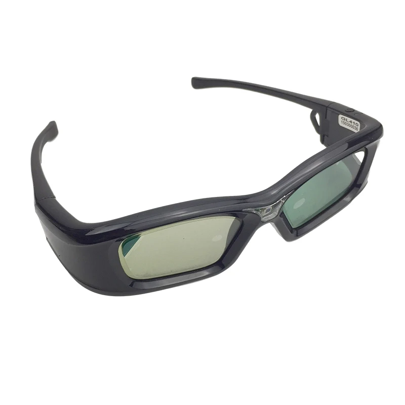 

Active Shutter Rechargeable 3D DLP Glasses Support 144HZ For DLP LINK Projector, Black