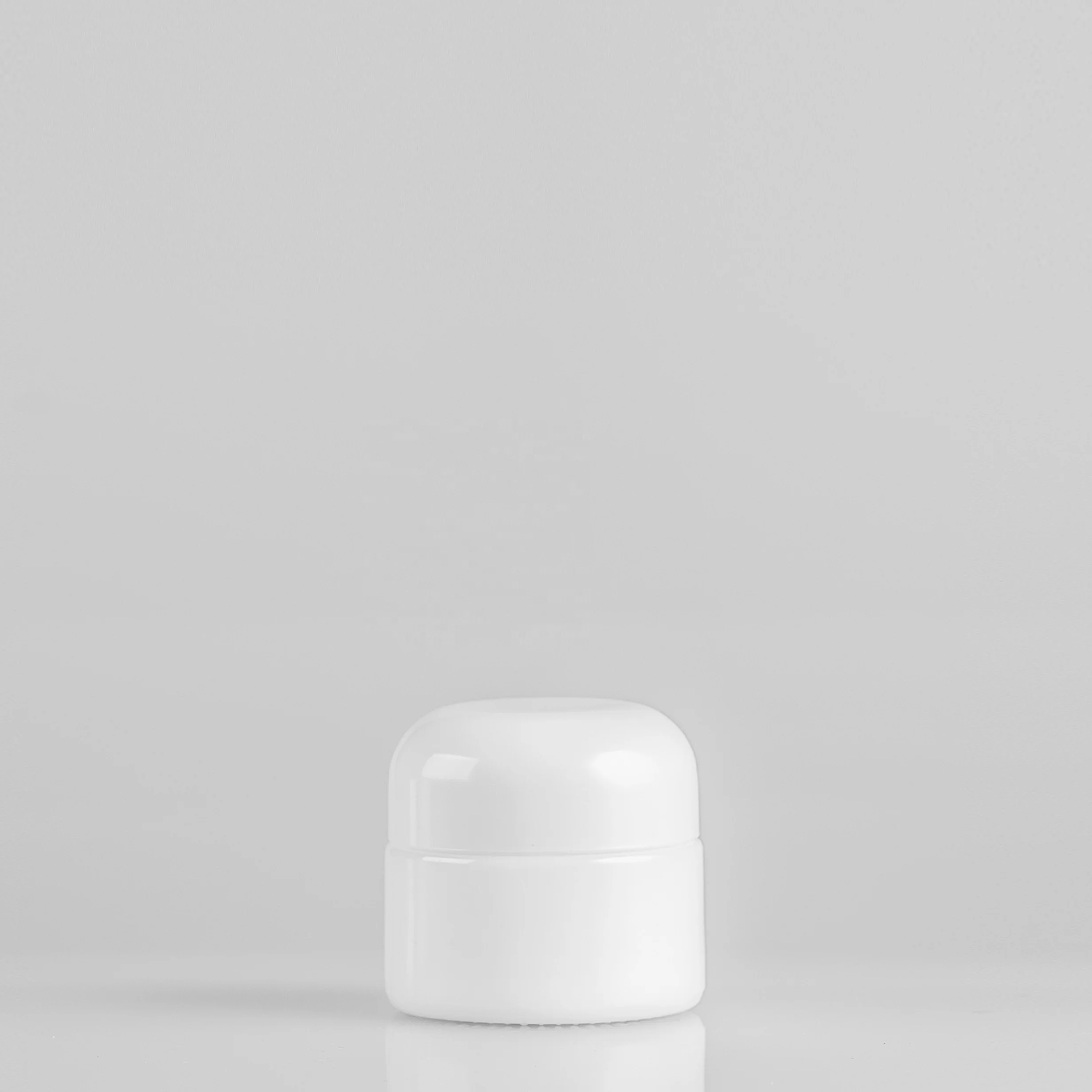 
Stock 50g Cosmetics Opal Glass jar for cream packaging from China manufactory 