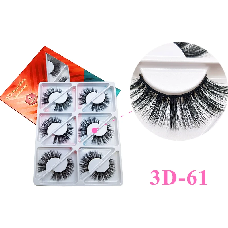 

Wholesale High Quality Nature 3D Synthetic Fiber Eyelasshes For Daily Decoration