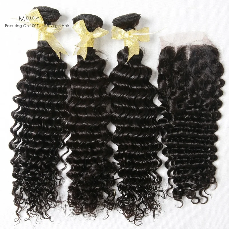 

Mellow Waves High Quality Ladies' Hair Bundles Kinky Curly Bundle Human Hair Curls Indian Original Remy Hair For Beauty