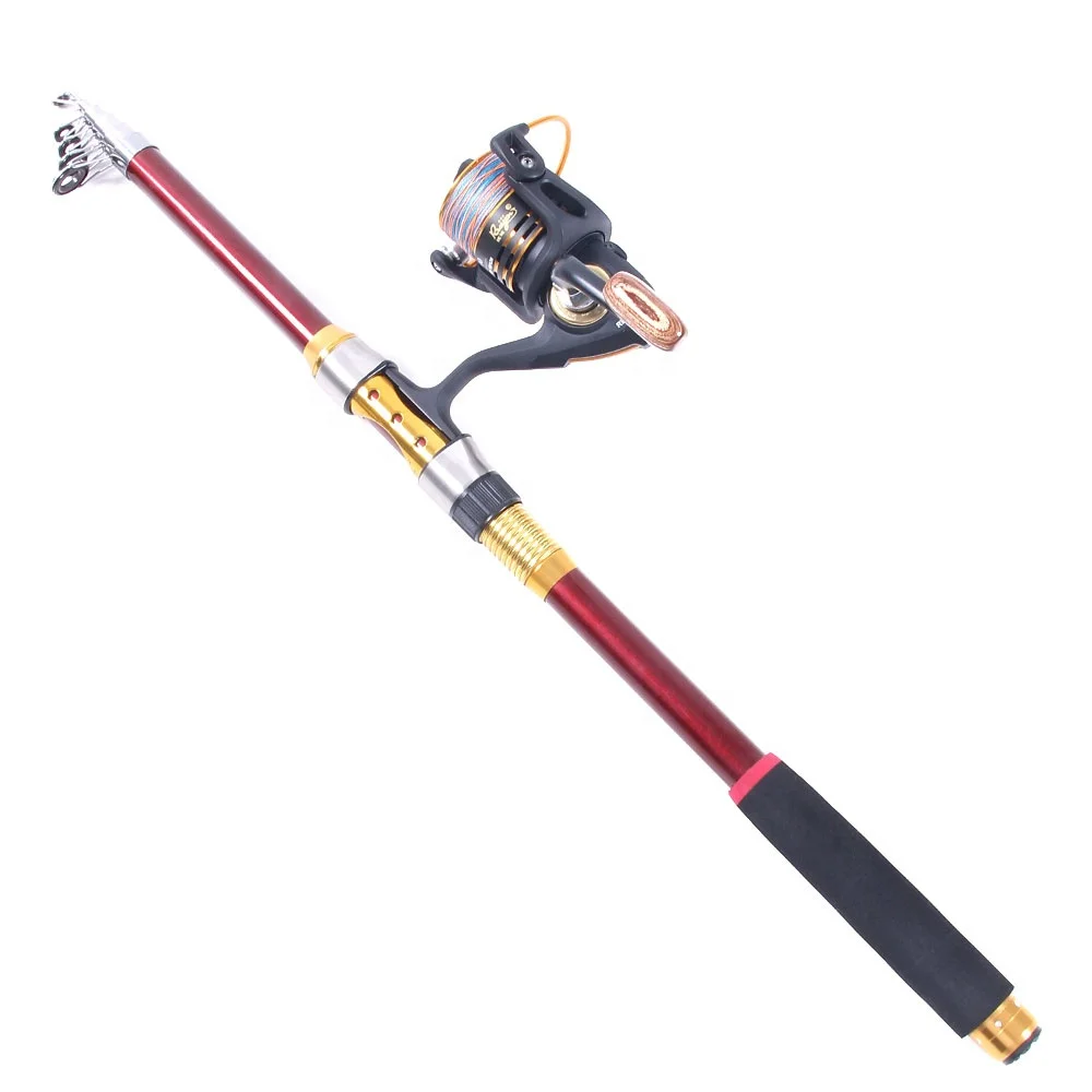 Fishing Pole Spinner Rod Telescopic Fiberglass Frp Rod Ultra Light Rod