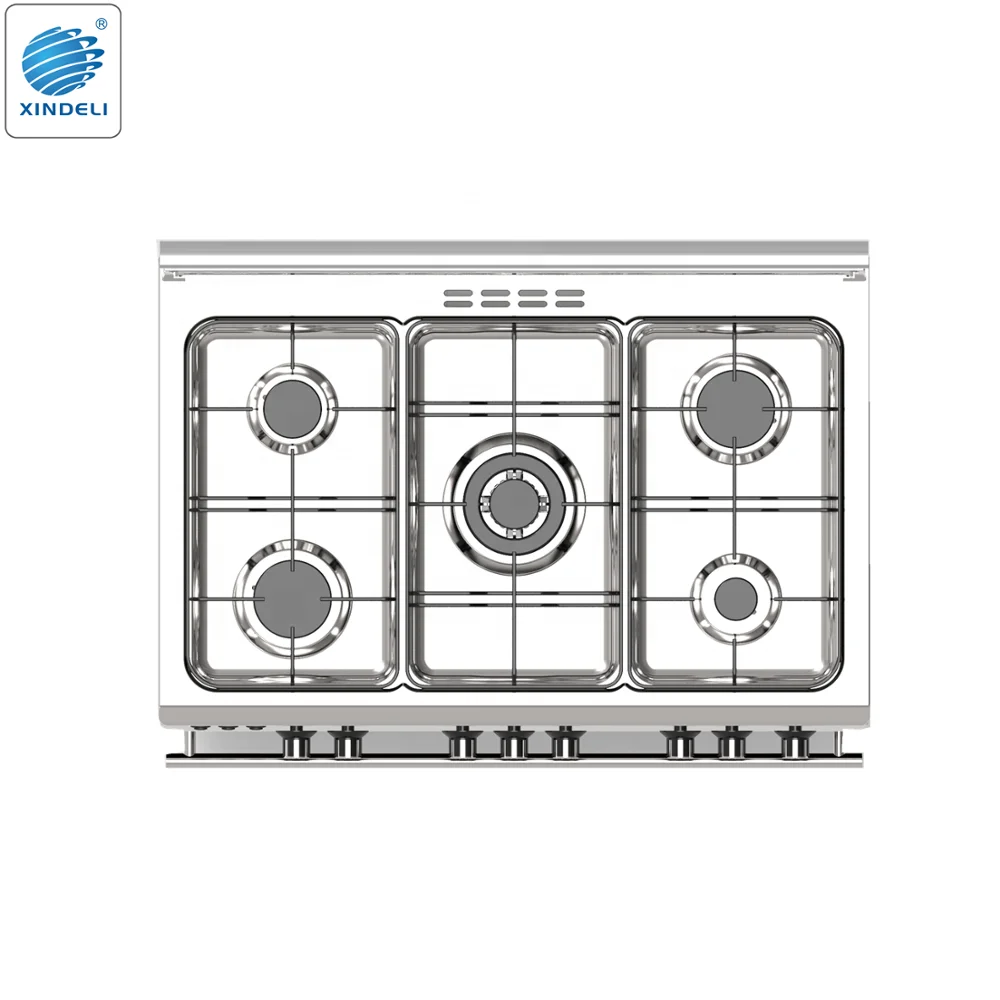 
5 gas burners hot sale high quality kitchen appliances cooking range for home cooking 