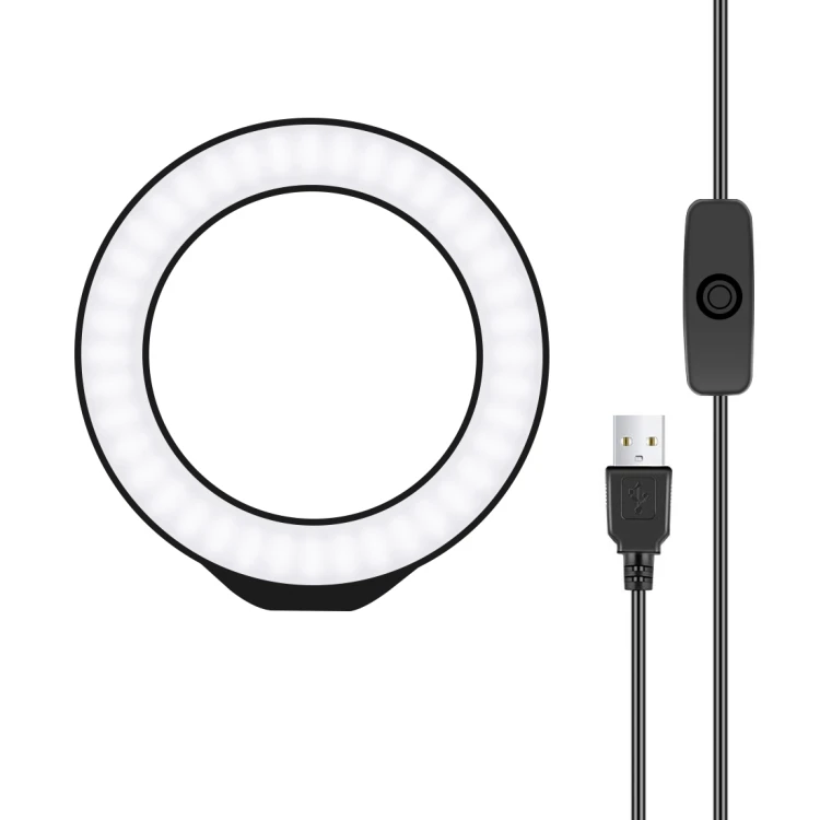 

PULUZ 4.7 inch 12cm USB White Light LED Ring Selfie Beauty Vlogging Photography Video Lights