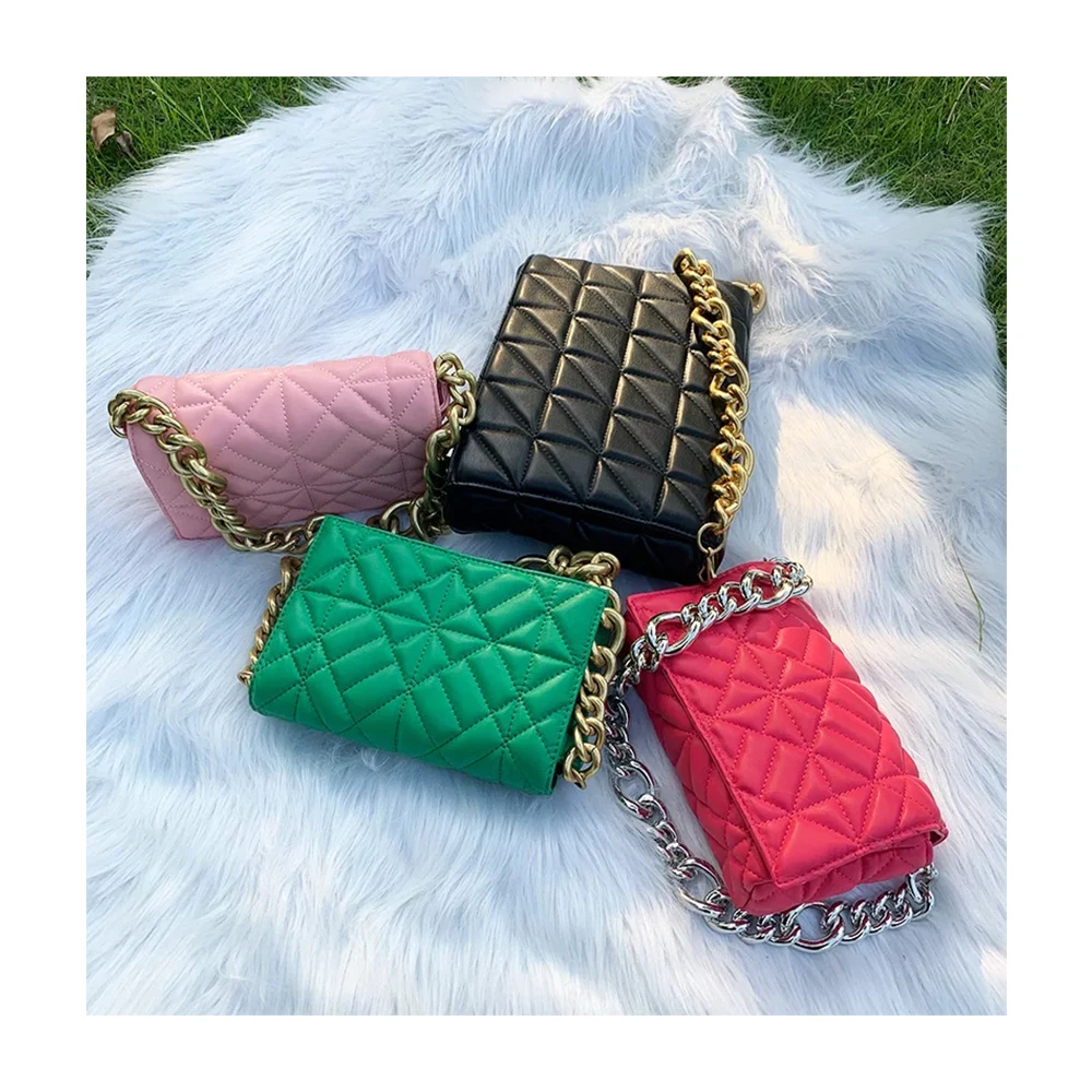 

Luxury brand quilted women hand bags 2021 hot sell ladies purses and handbags new design suka Bolsos, Customizable