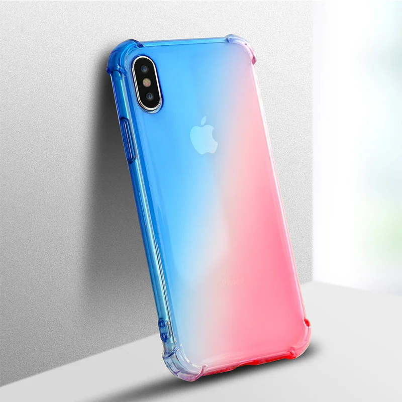 

High Quality Full Protection Cell Phone Soft TPU Double Color Shock Proof Phone Case for iPhone