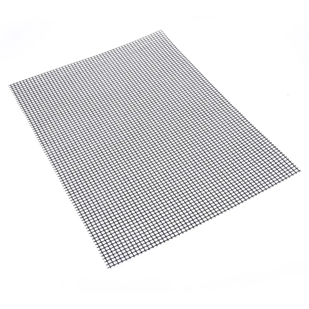 

Non-stick Barbecue Grilling Mats High Security Grid Shape BBQ Mat With Heat Resistance 30x40x0.2cm For Outdoor Activities