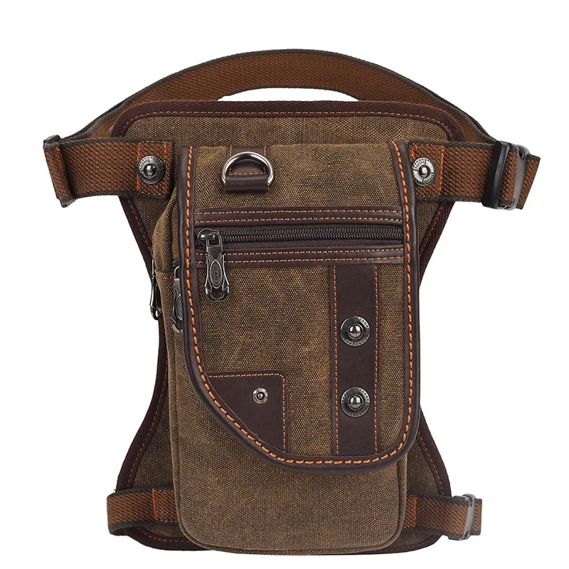 

OB104 multifunctional outdoor pouch holster canvas sports waist crossbody leg bags men's logo custom tactical chest rig bag, Multi colors