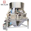 6 heads linear multihead weigher packaging machine for pet food salt sugar grain detergent powder