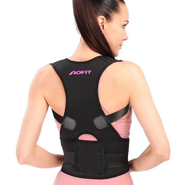 

Back Posture Corrector Adjustable Clavicle Brace Comfortable Correct Shoulder Posture Support Strap, Black,white,pink,grey or customized