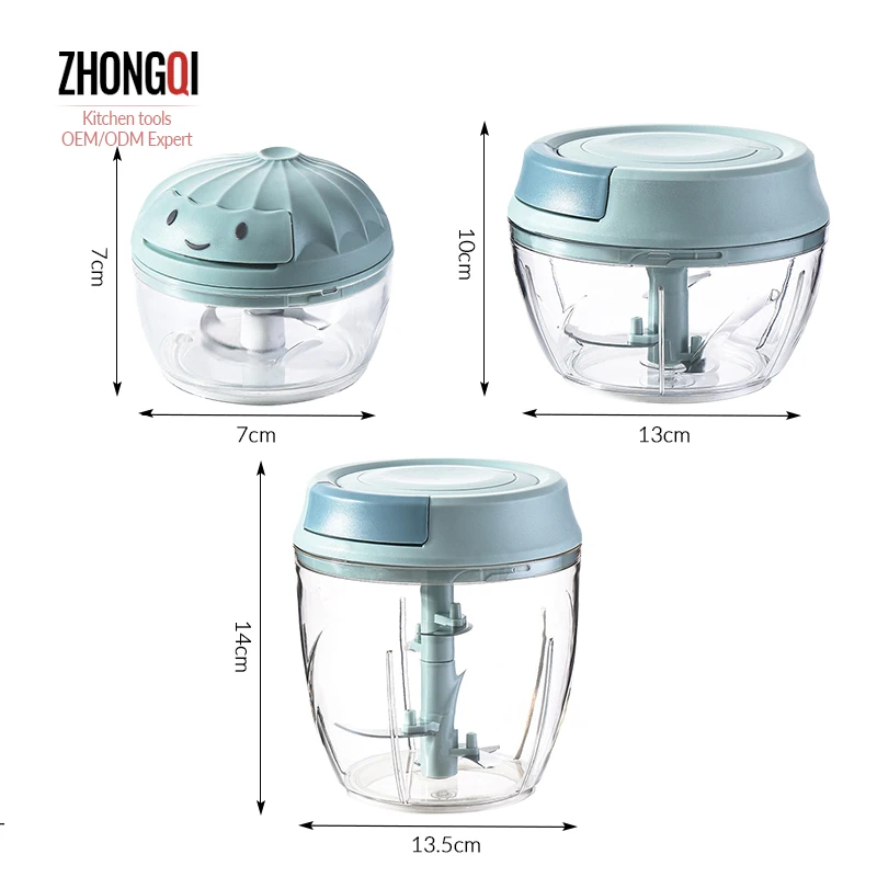 

OEM/ODM Kitchen 3 Sizes Gadgets Food Grade Baby Food Processor Smart Meat Mincer Onion Vegetable Chopper/