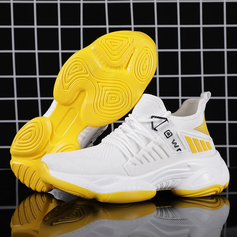 

casual knitted breathable men Sneakers Athletic casual Sport Shoes men, Optional