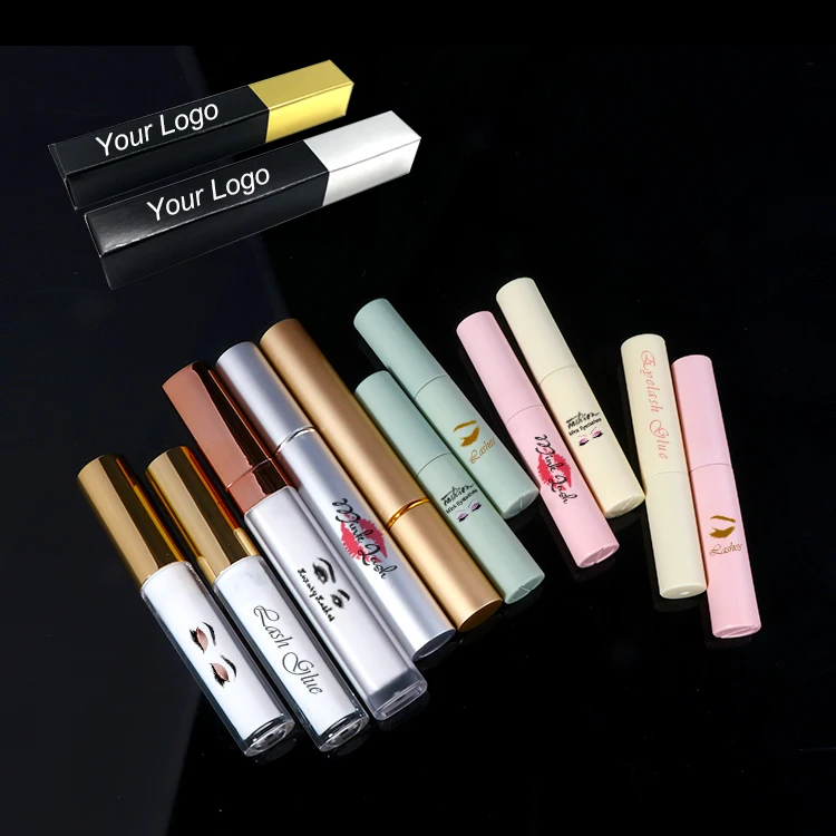 

Custom Long Lasting Mink Lashglue Private Label Waterproof Latex Free False Strip Eyelash Glue Wholesale Eye Lash Adhesive Bulk, Clear-white