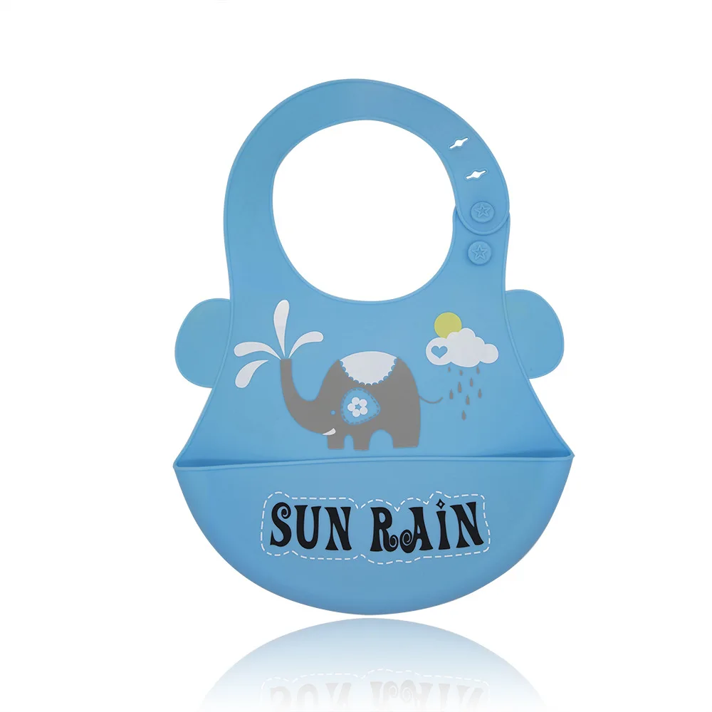

Factory wholesale good quality BPA free silicone baby bibs