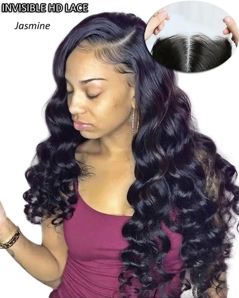 

Premier Lace Wigs Cuticles Aligned Virgin Hair transparent thin hd swiss lace frontal wig, Natural color