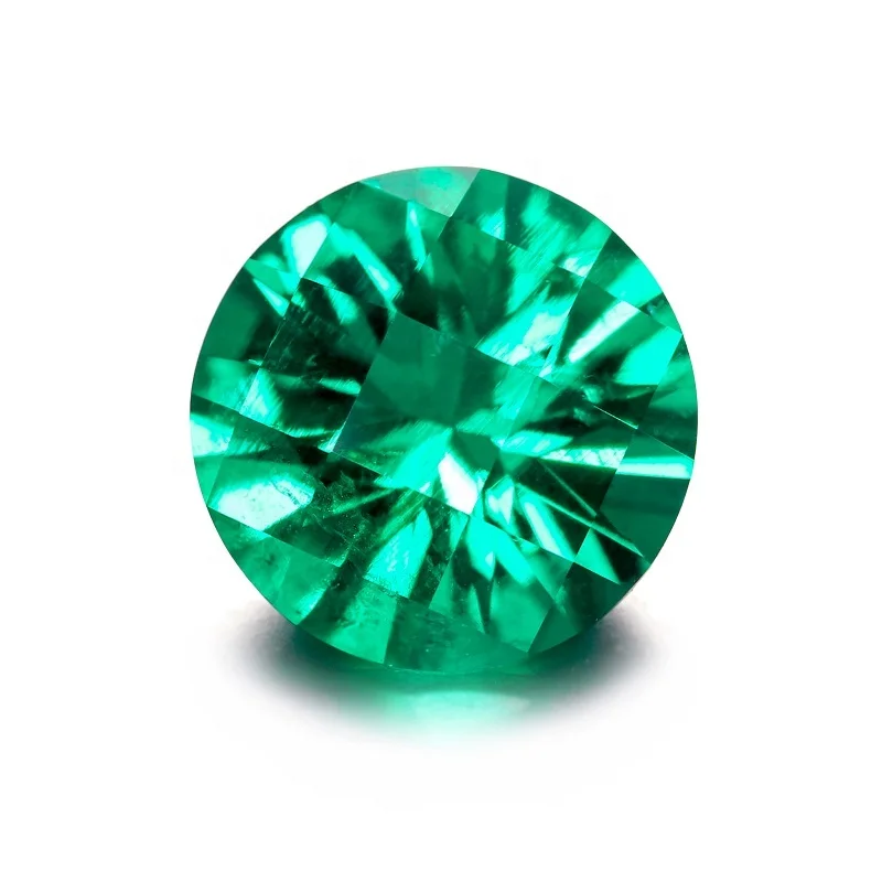 

Lab-created gemstone with inclusion for jewelry same as natural emerald loose carat colombian emerald