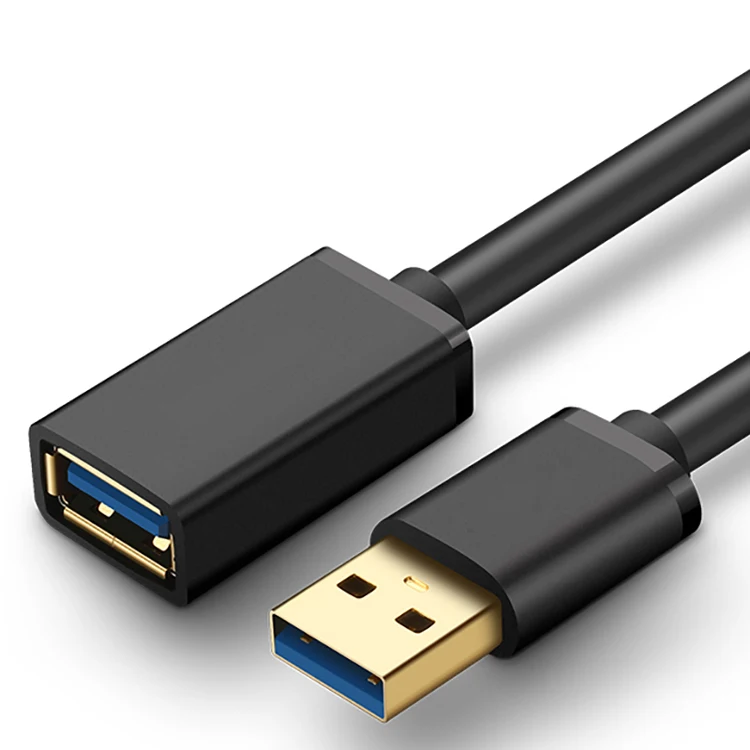 

USB 3.0 Cable Male To Female, Retractable USB 3.0 Extension Cable, External Hard Drive USB3.0 Cable, Black, customized