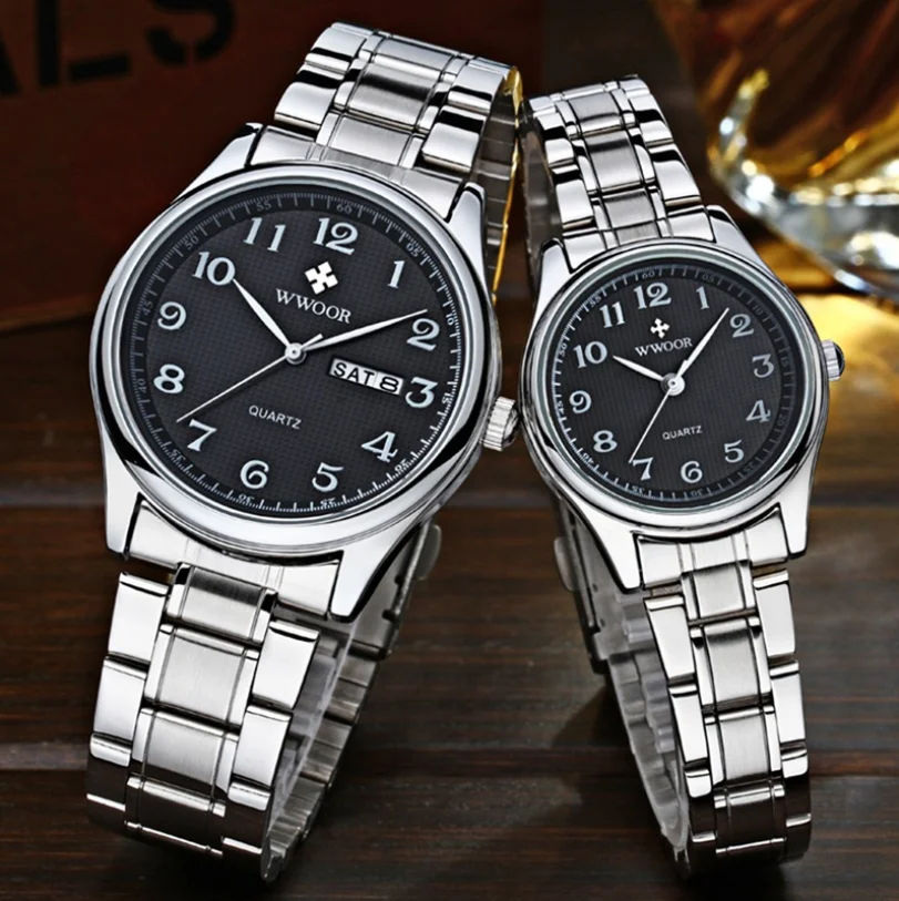 

8805 Best Selling Products 2021 Luxury Fashion Quartz Watches For Men And Women Wristwatch, Black/white