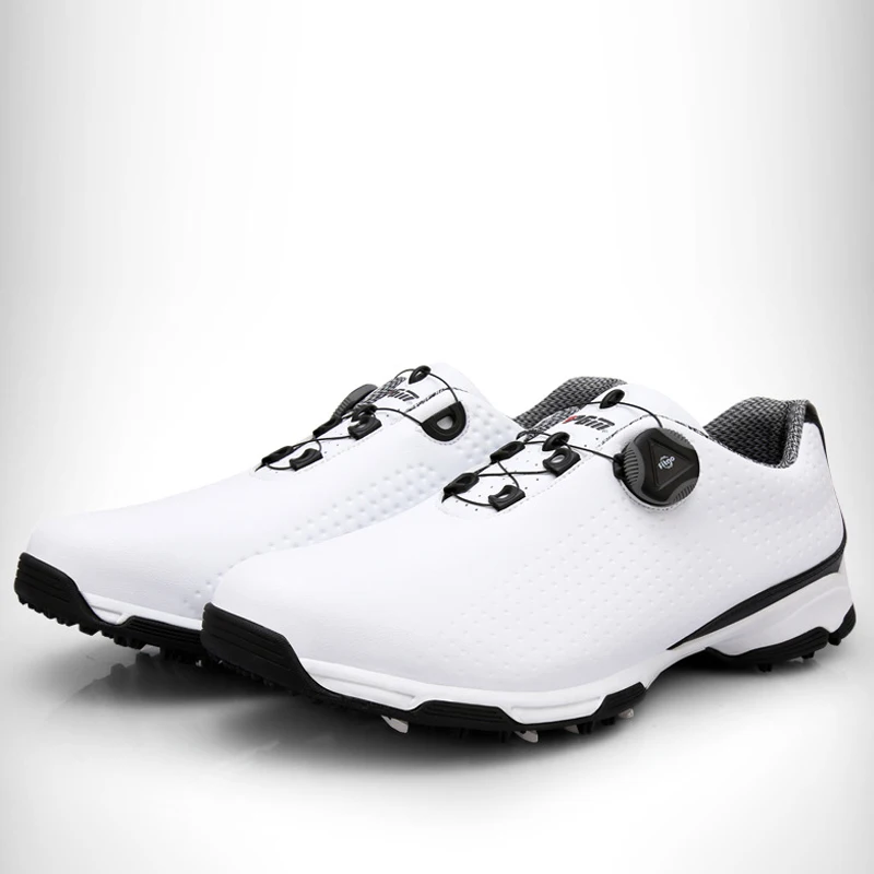 

OEM And ODM Wholesales Breathable Automatically Lace Up Mens Professional Golf Shoes