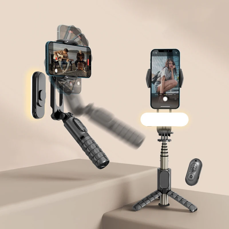 

Auto face tracking tripod 360 beauty lamp flexible selfie stick 3 axis gimbal stabilizer phone