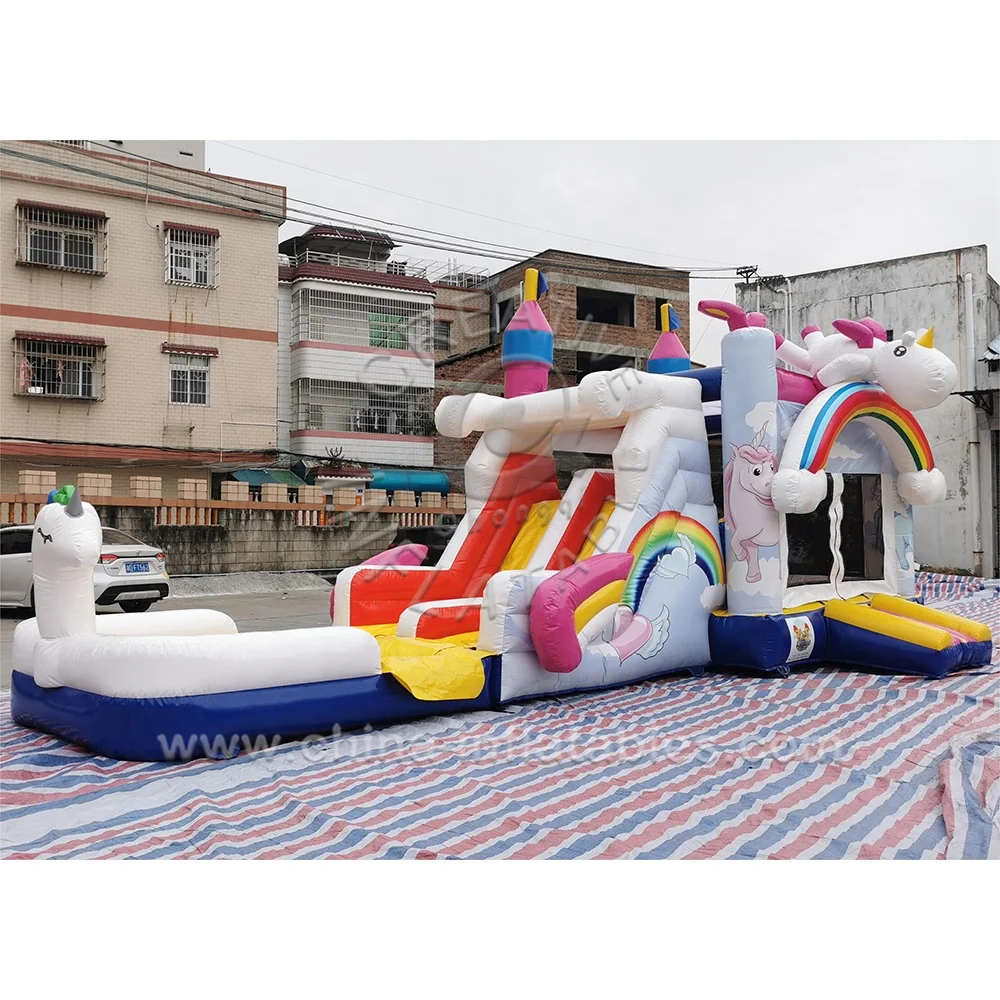 

Best Price Blow Up Pink Bouncy Castle Combo Castle Bouncy with Water Slide Sewing Machine