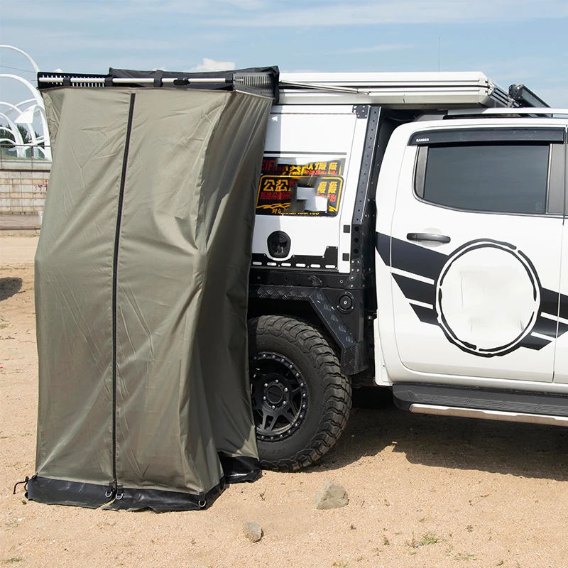 Oxford Heavy Duty Foldable Easily Install Car Roof Side Shower Toilet