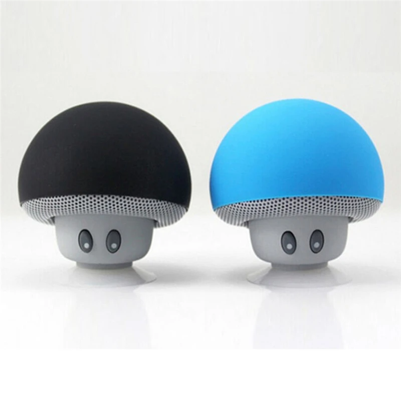 

Hot sale waterproof BT mini wireless speaker waterproof mushroom speaker with strong suction cup for phone
