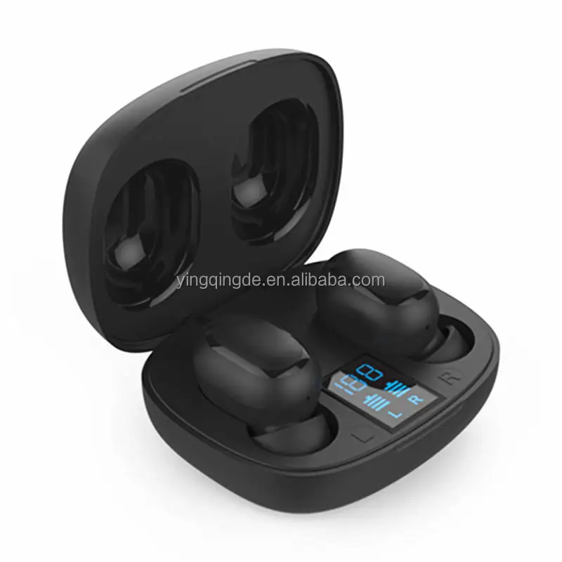 

F9-5C tws earphone with 2000mAh Power Bank LED Display Charging Case tws f9 earbuds TWS 5.0 headphone