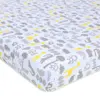 100% cotton percale printed fitted cot bed sheet,100% jersey cotton fitted crib sheet