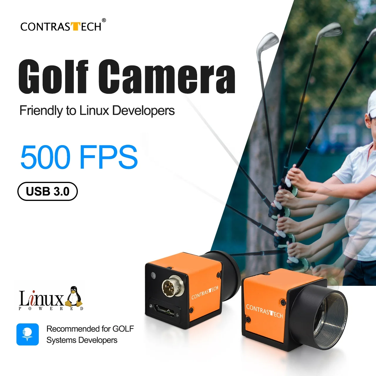 

Wholesale High Speed 815 FPS Monochrome Global Shutter 1000 fps USB3.0 Robot Cameras for Golf Sim Camera System Mars640-815UM