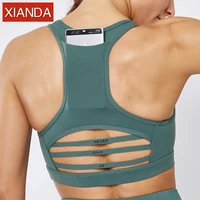 

OEM Fashion Pocket sports bra Dry Fit Sportswear Gym Fitness Bra Top For Women