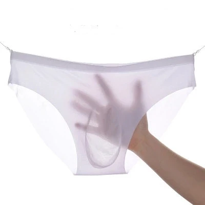 

ODM Custom Men's Briefs & Boxers Ice Silk Mens Underwear Shorts Breathable Designer Mens Boxer Briefs, Black white gray