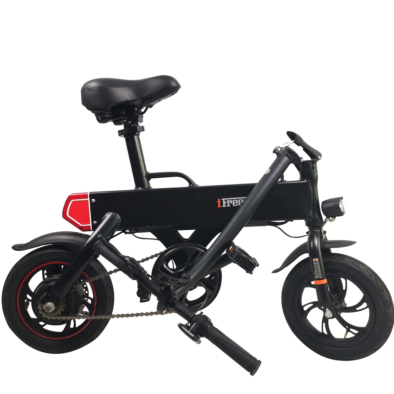 Freego Electric Bike 12-inch Foldable Mini Ebike With Pedal Assist 