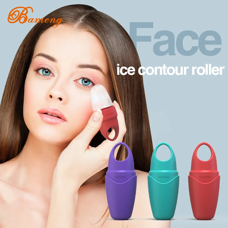 

Eco Friendly Skincare Tools Skin Tightening Ice Ball Beauty Silicone Face Ice Massage Roller, Options