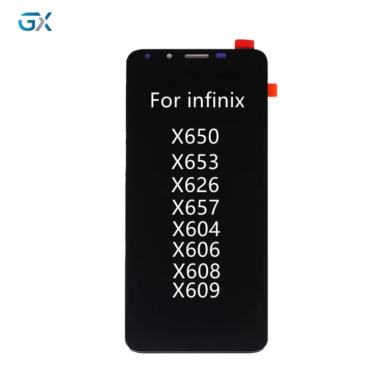 

Mobile phone lcd for infinix X650 x653 x626 x657 x606 x608 x609 lcd touch screen for hot 8 hot 9 screen replacement display