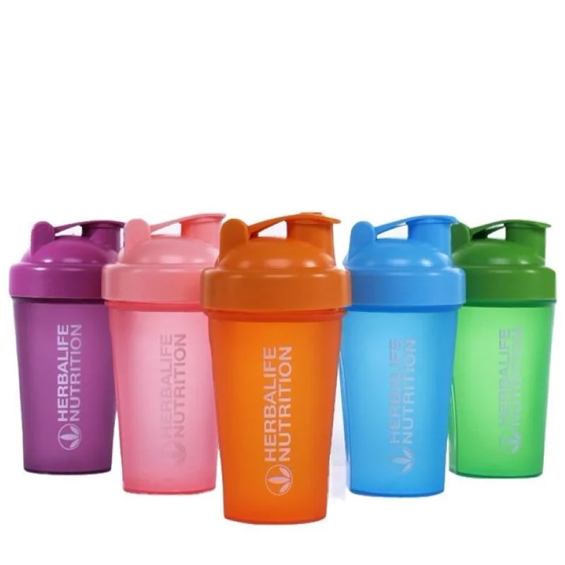 

400ML BPA Free Outdoor Plastic water bottle Protein Milk Stirrer Shaker Bottle for Sport Fitness Gym