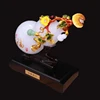 Chinese coloured glaze gourd pendant glass home lucky goods item fortune pendant