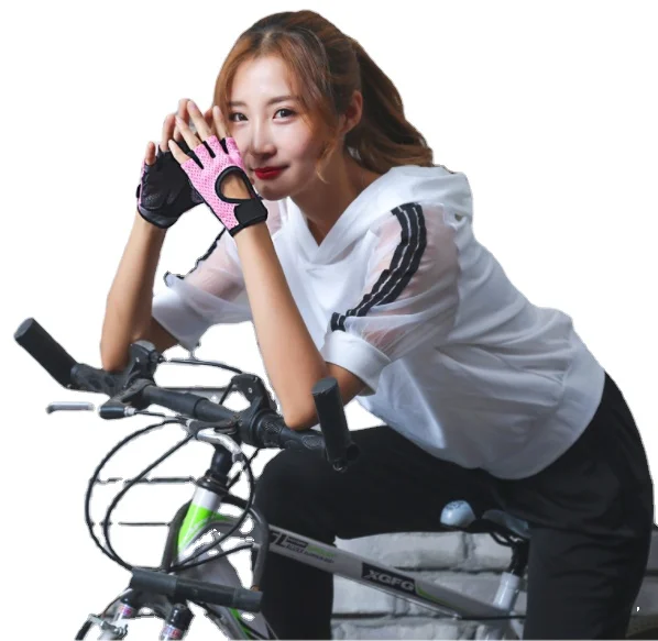 

Factory wholesale sports cycling fitness weight lifting non slip half finger yoga mittens Other Sports, 3 colors